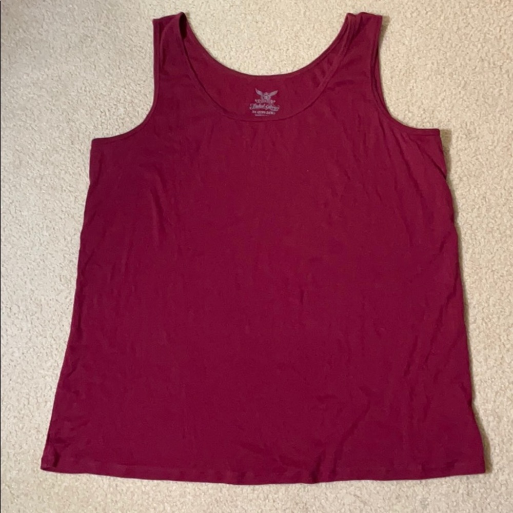 Maroon tank top
